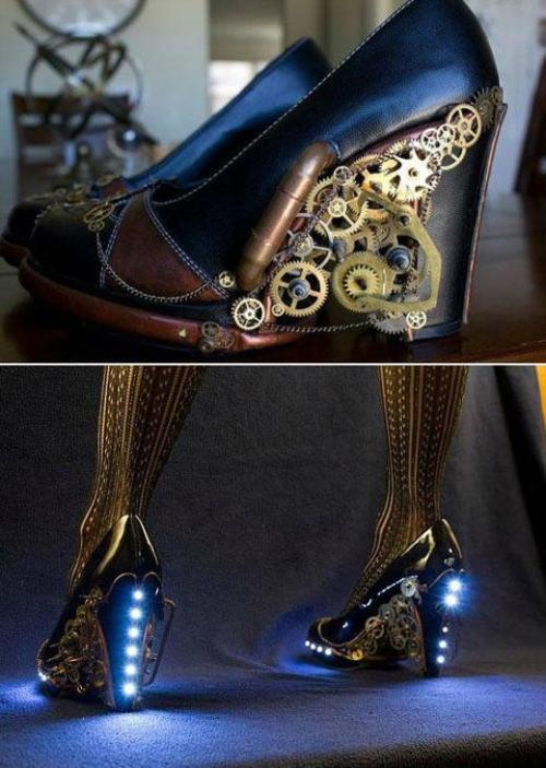 Steampunk heels