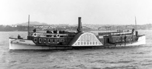 The Paddle Steamer 'Victoria' in Auckland